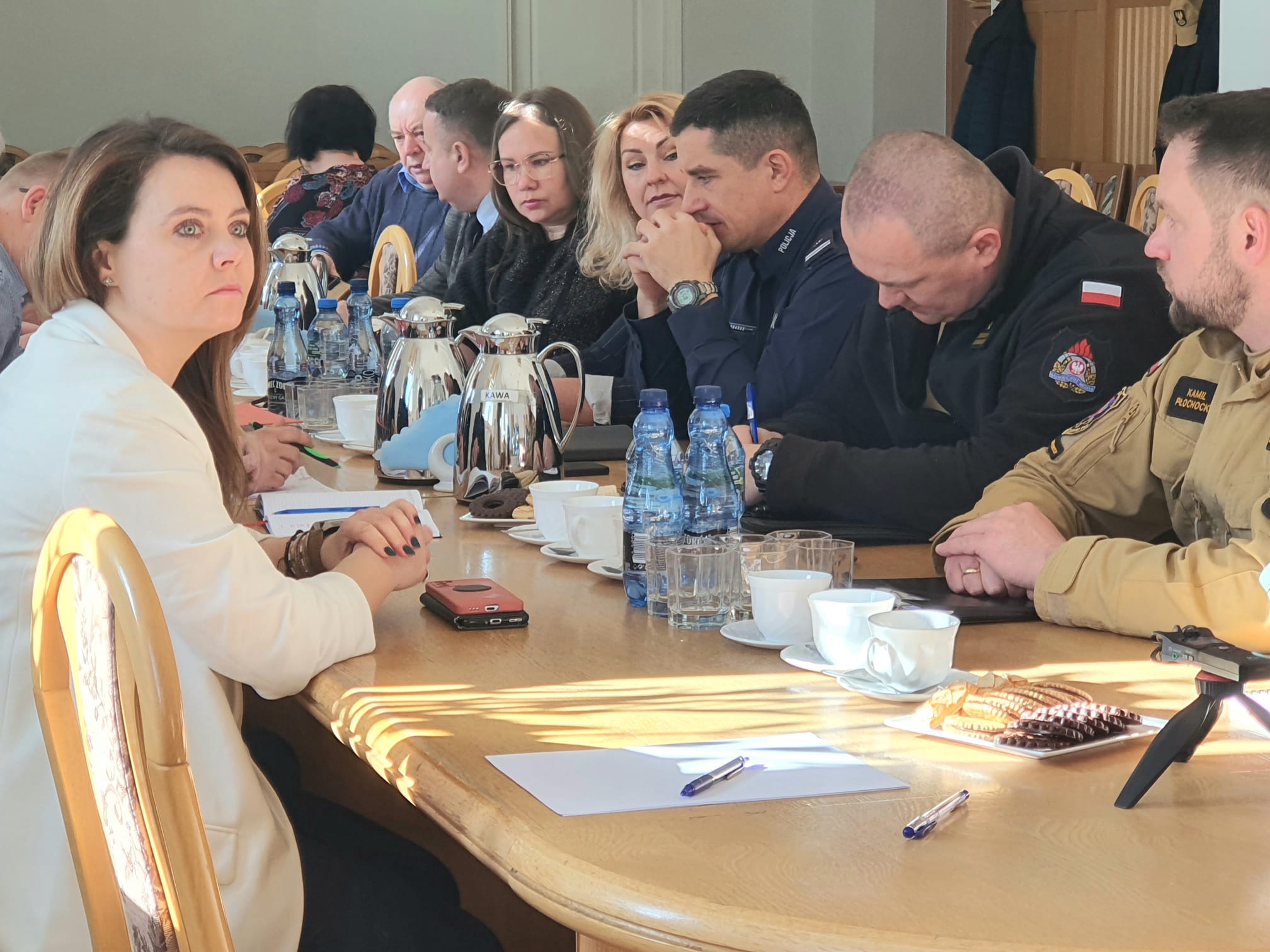 Posiedzenie Sztabu Kryzysowego