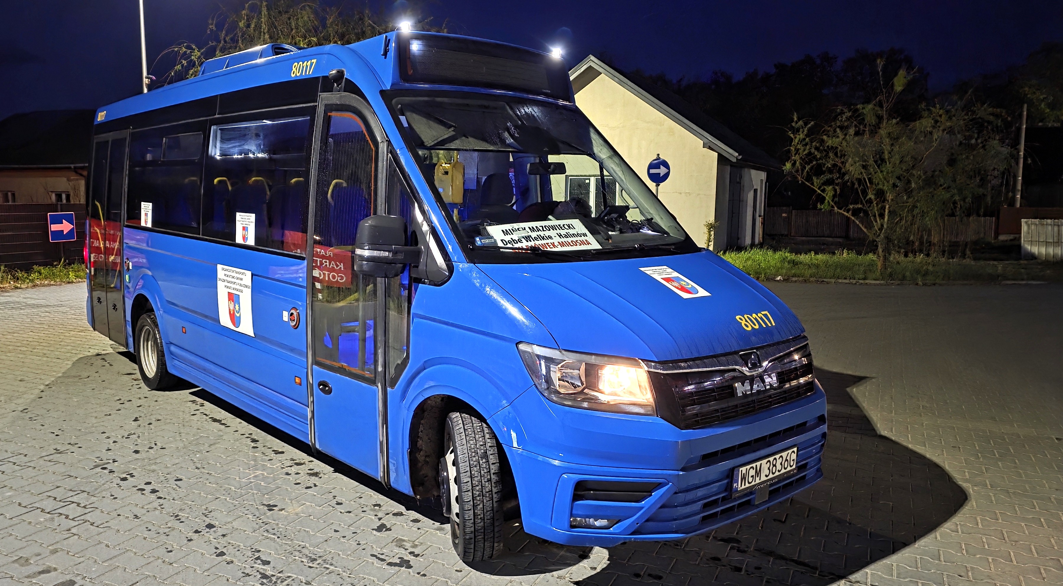 Autobus obsługujący linie SP3