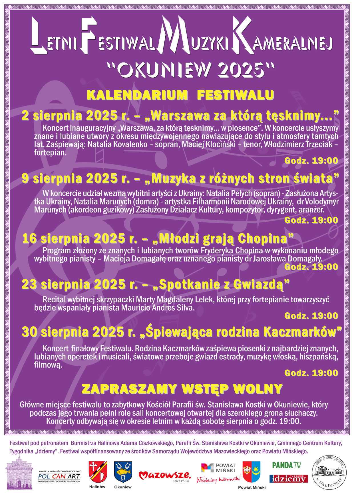 Plakat festiwalu